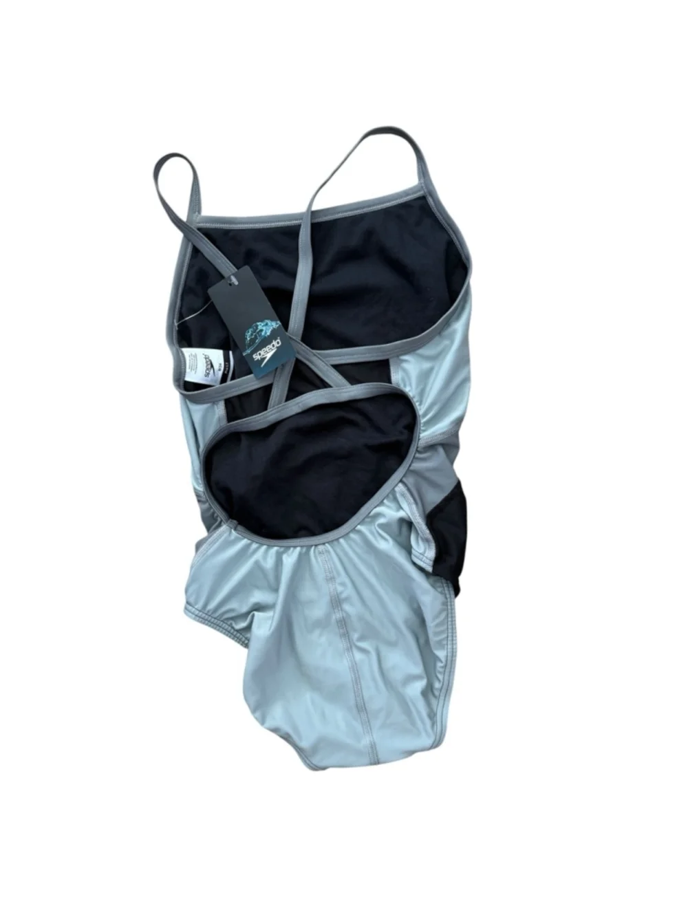 Speedo Eco Splice Flyback One Piece Swimsuit NWT 8/34